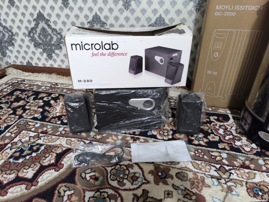 Срочно новый microlab полностью рабочий без дефект
