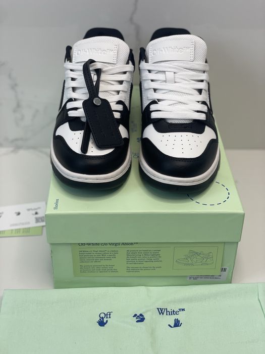 Off-White Out Of Office Calf Leather Panda