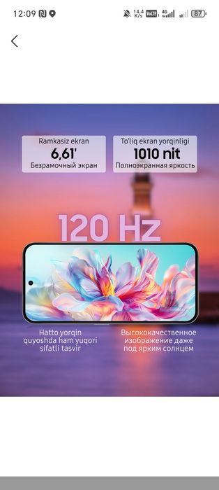 Honor x6c Garantiyasi bilan