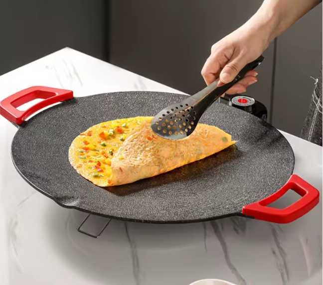 Японска Електрическа Скара/Сач с Термостат, 30см незалепващо покритие