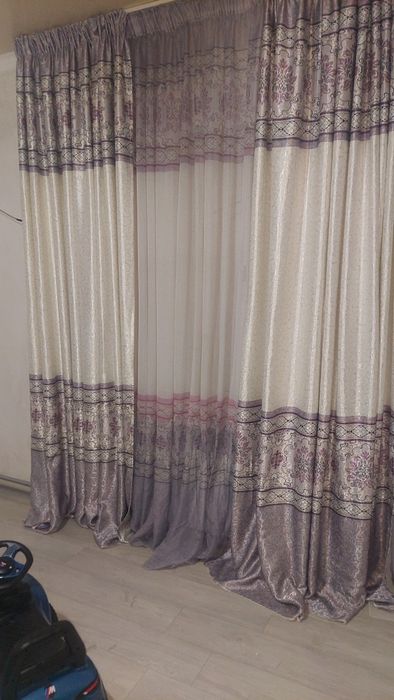 Штор с тюлем продам