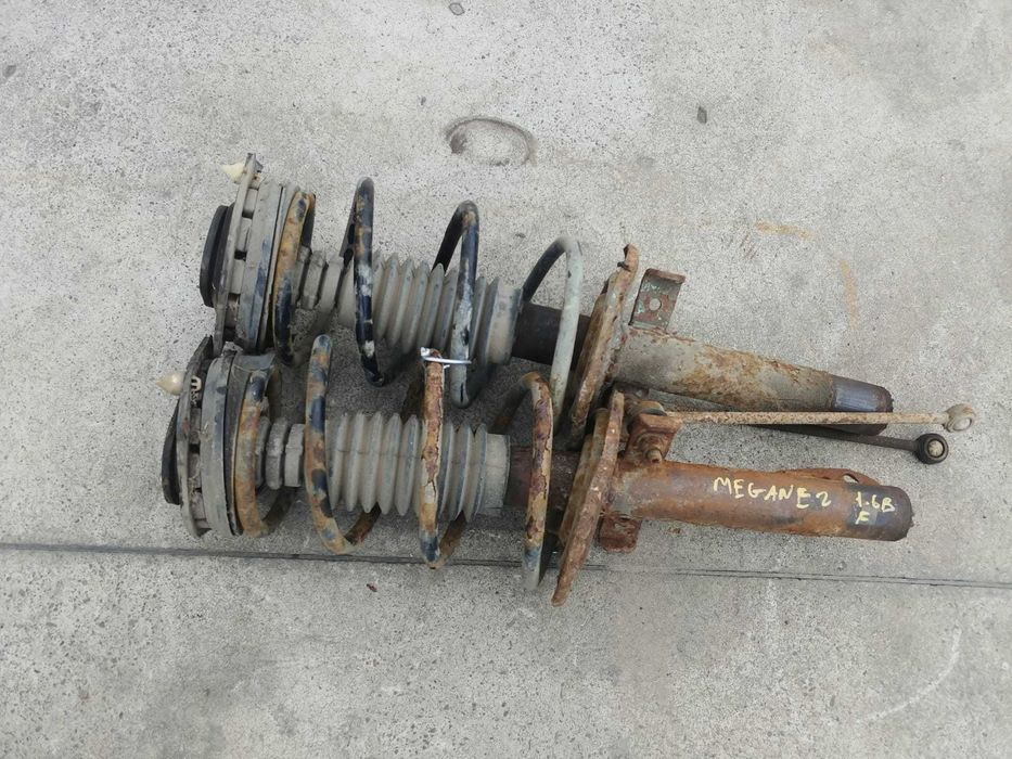 set amortizoate telescoape cu arcuri fata 1.6b renault megane 2
