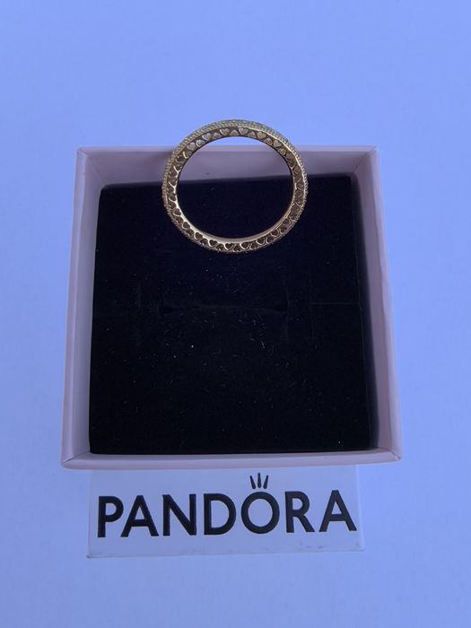 PANDORA пръстен 14К златно покритие