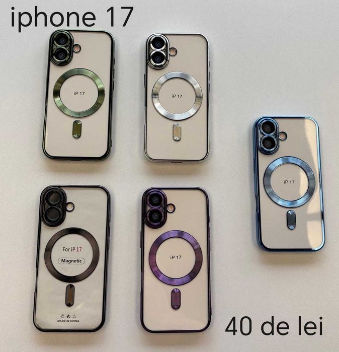 Huse, Folii, Cabluri iPhone 17 Pro Max - Montaj gratuit folie