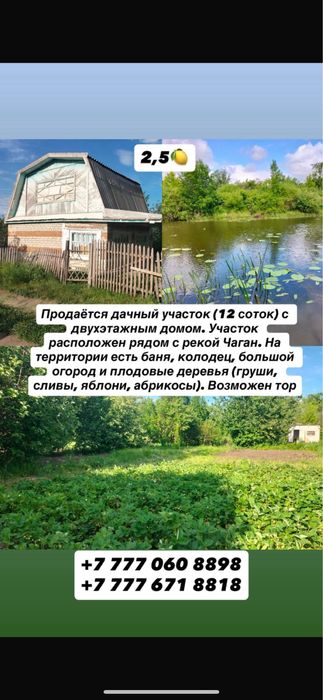 продается дачный участок