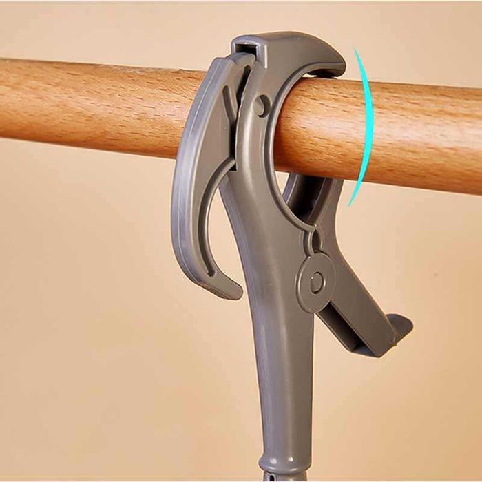 Висящ сушилник за чорапи и бельо с 12 щипки – сгъваем