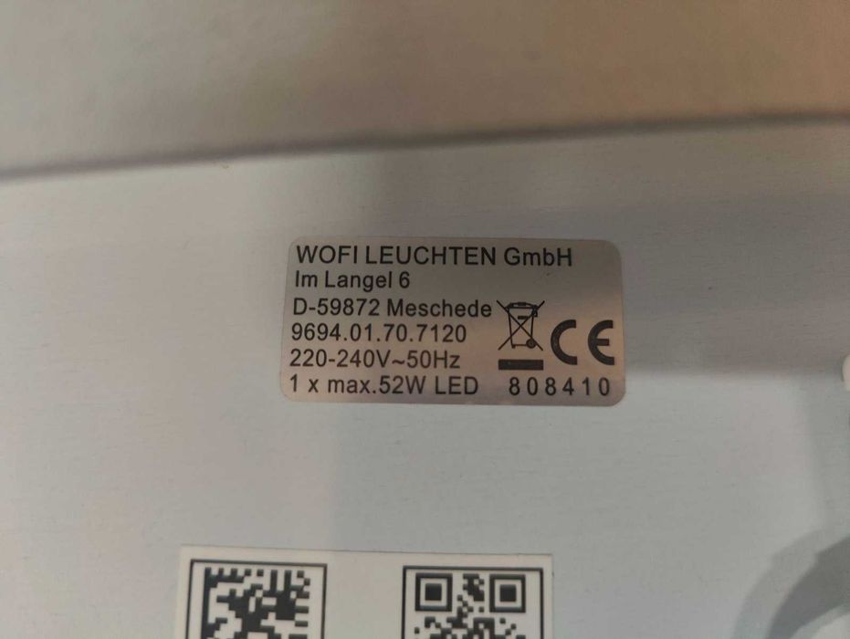 Wofi LED Димируем плафон MILO LED / 52W / 230V / 3000-6000K + дистанционно управление