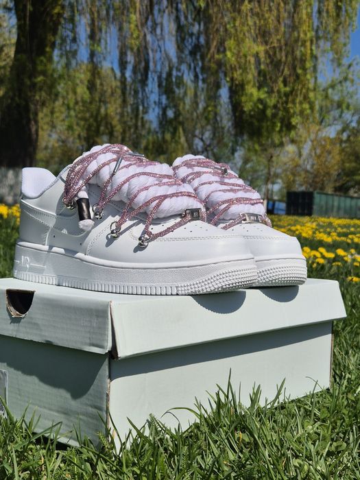 Nike air force 1 rope pink Swarovski