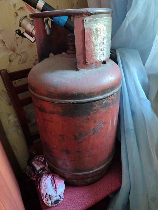 Газовый балон для плиты