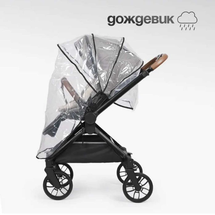 Коляска Luxmom B1 черный