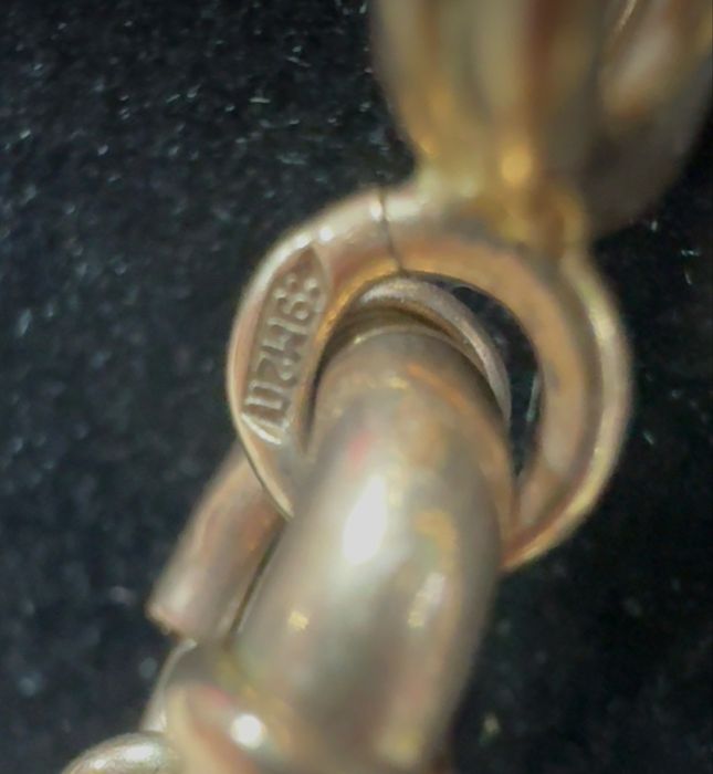 Цепь золотая массивная