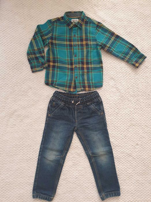 Cămașă+blugi măr. 98/104