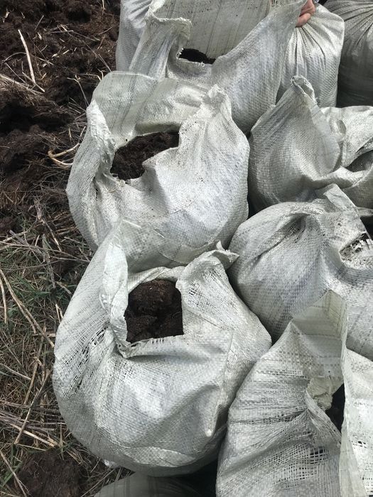 Продам чернозем, перегной в мешках.
