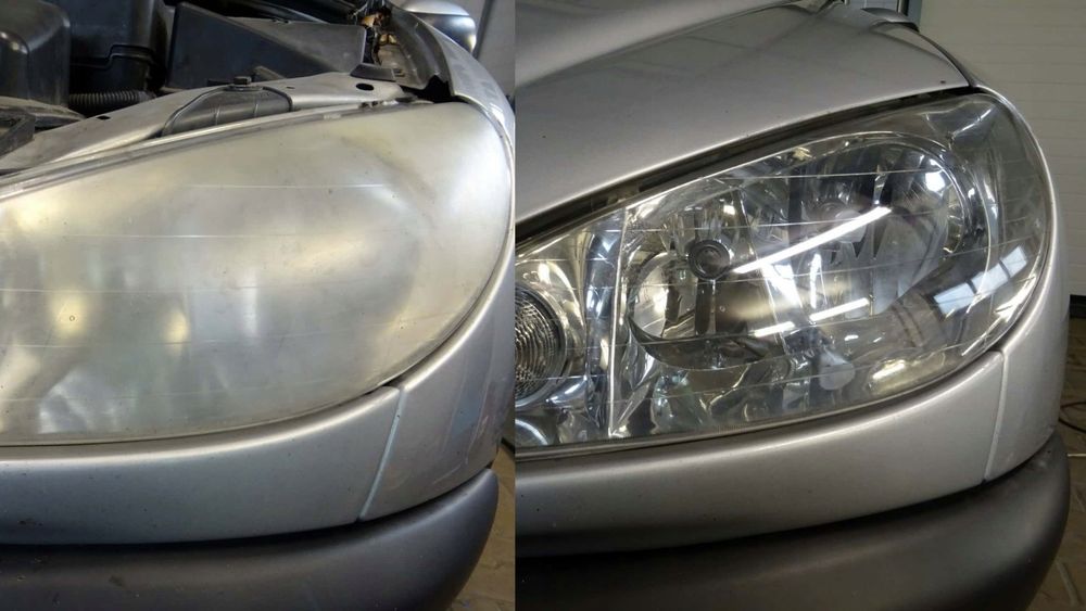 Полировка фар. Недорого. Химия.