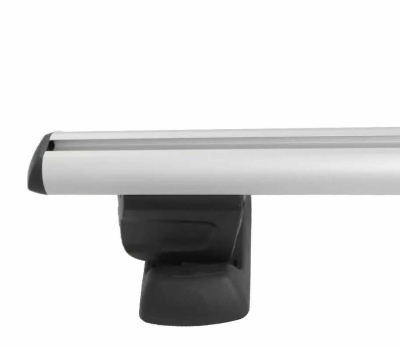 Греди напречни за багажник за кола за фабрични резби на покрива, 120см, с ключ