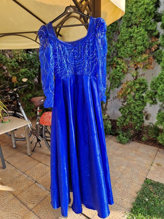 Vand rochie eleganta deosebita albastru, Marimea L