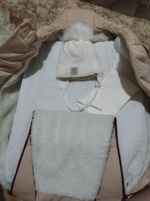 Зимний конверт на выписку