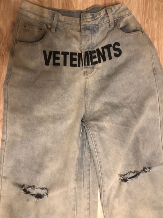 vetements джинсы