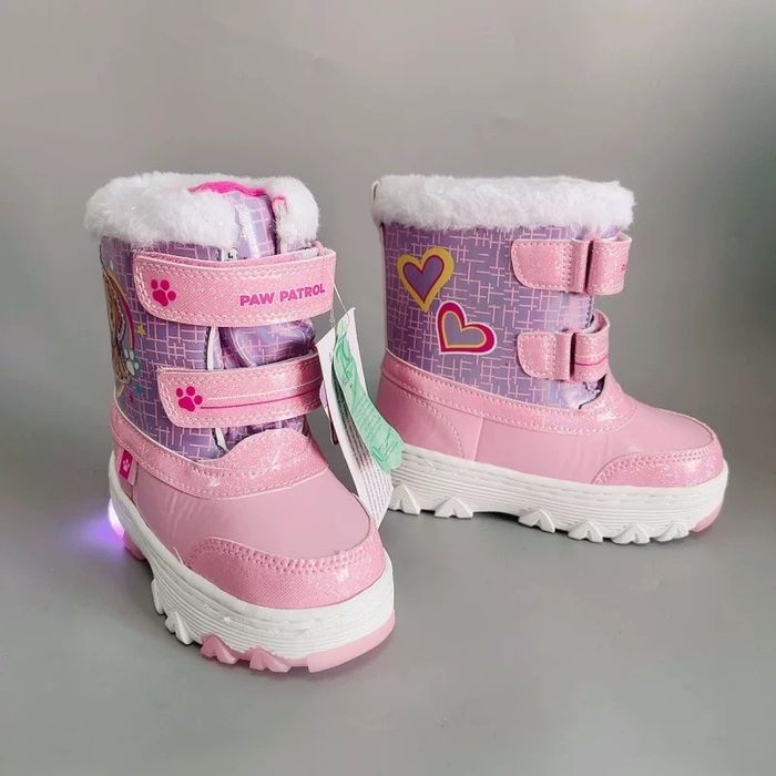 Зимние сапоги Минни Маус и Щенячий Патруль