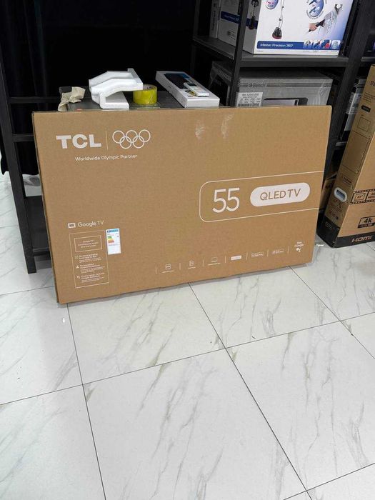 Телевизор TCL 55 QLED 4K Google TV гарантия, установка есть + доставка