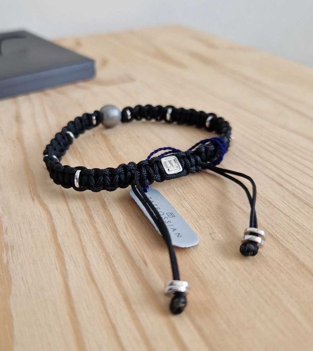 Bratara Luxury - Tateossian Macrame Meteorit - Argint 925