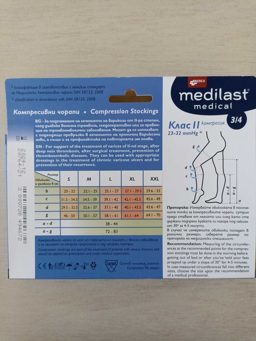 Medica Medilast Medical Компресивни чорапи 3/4 Клас 2