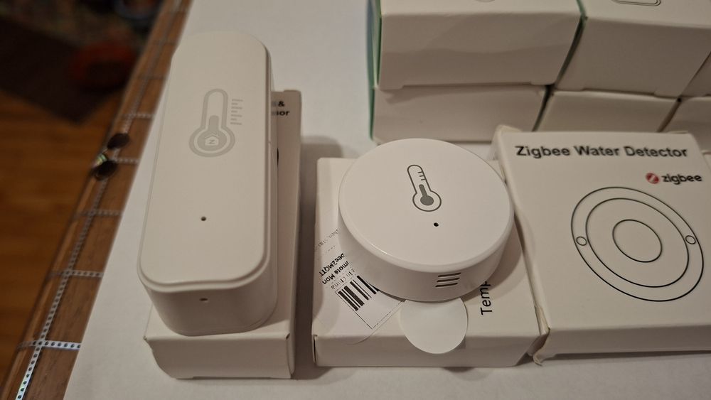 Senzori smart Zigbee Ewelink (inundație, ușă/geam, temperatură)