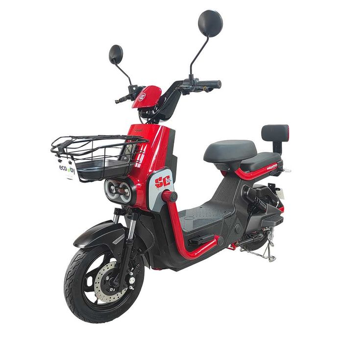 Електрически скутер EcoWay Y9 800W, 60V 20Ah Червен