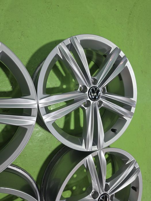 18 5x112 Vw Tiguan лети джанти 5х112 тигуан Touran Caddy Golf Skoda 5х112