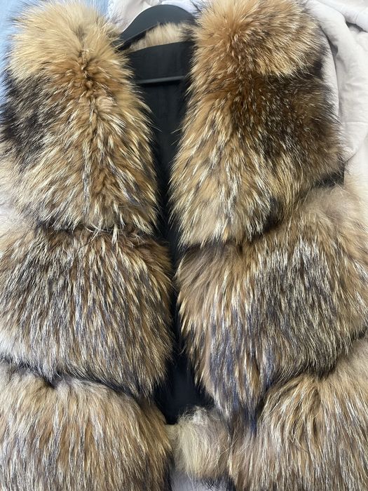 Естествена лисица елек без размер