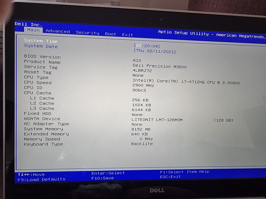 Dell Precision M3800