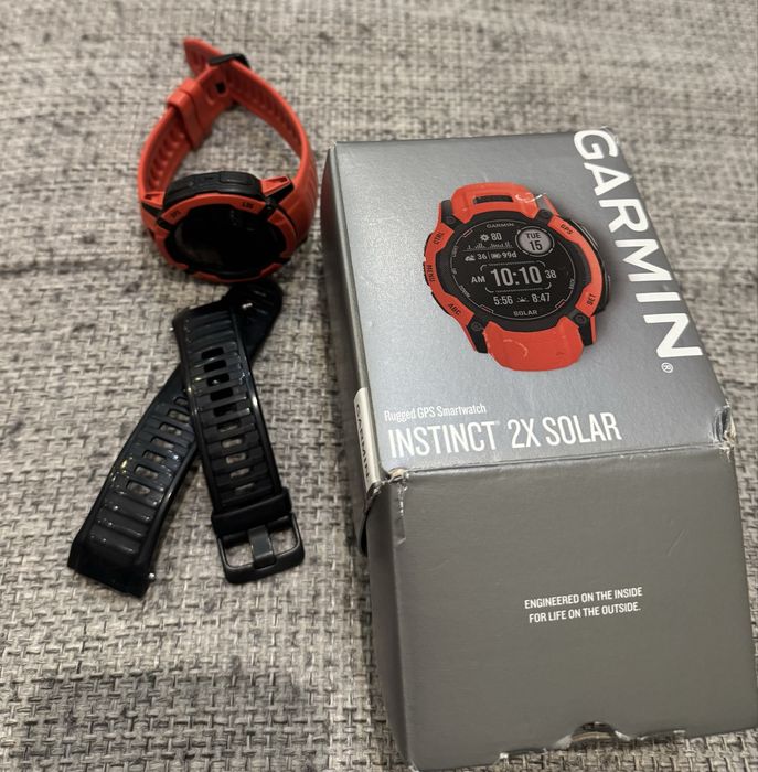 Garmin Instinct 2 X Solar + втора каишка подарък