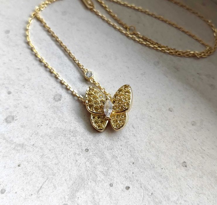 Златно колие с пеперуда с диаманти, Van Cleef & Arpels VCA