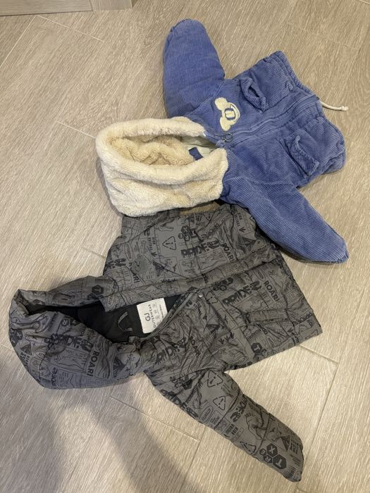 Продам детские теплые вещи
