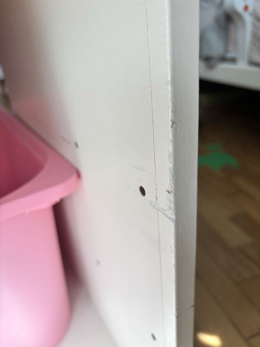Бял шкаф за съхранение Ikea