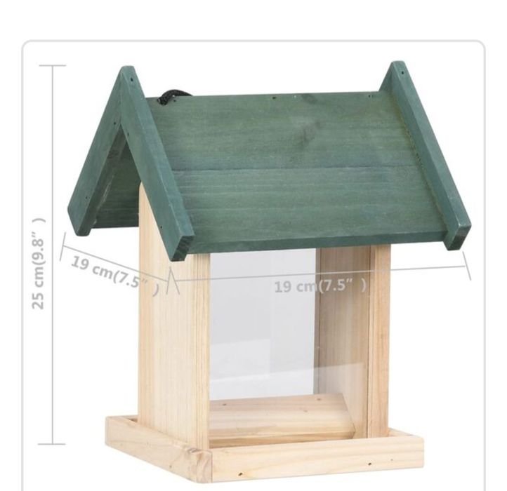 Casute si hranitoare pt pasarele din.lemn