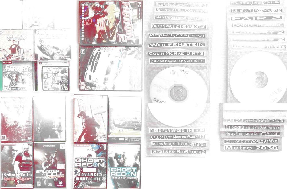 Продам!  DVD- диски игровые