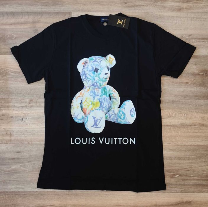 Тениска нова мъжка блуза фланелка The North Face Gucci памук котка