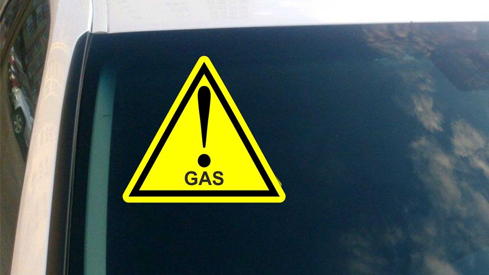 Наклейка ГАЗ на авто