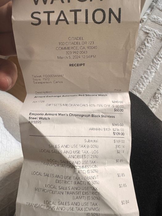 Часы ARMANI Emporio