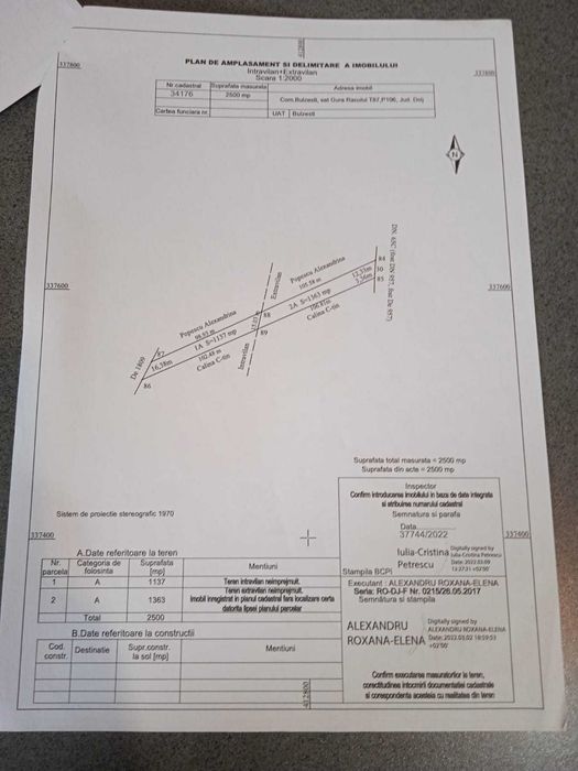 Teren intravilan +extravilan in continuarea lui