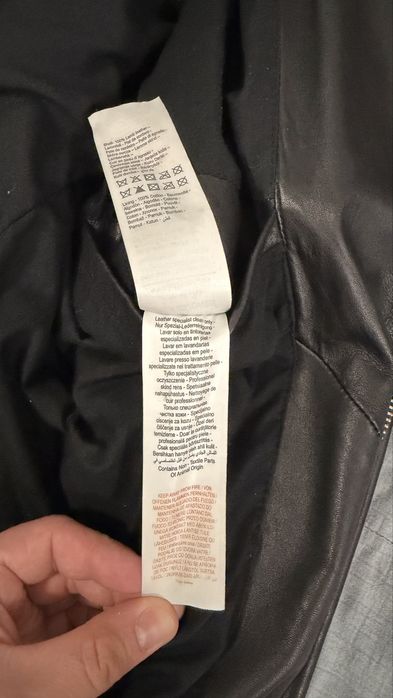 Geaca piele biker Jack Jones