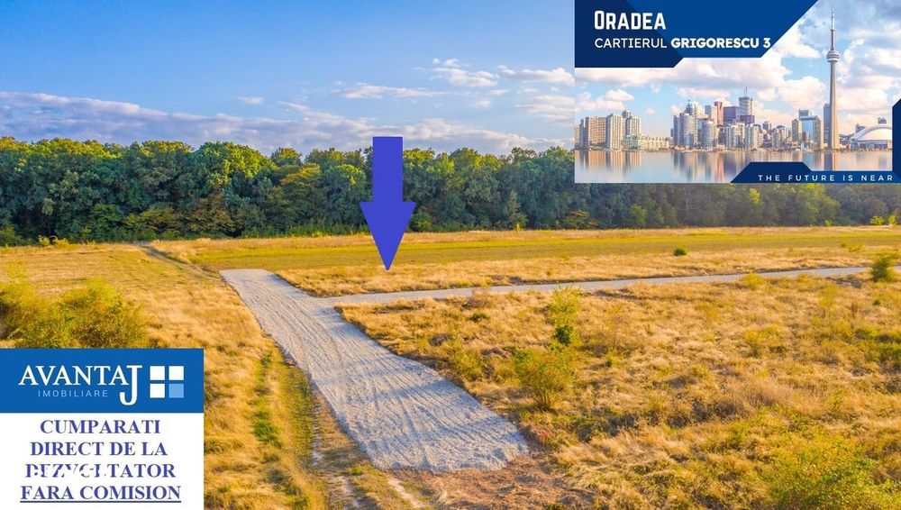 Teren 500 mp în cartierul Grigorescu 3 Oradea