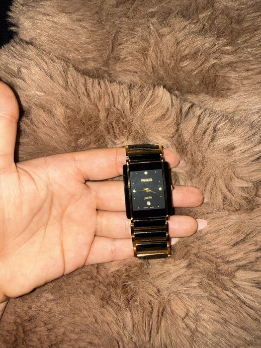 Ceas original RADO JUBILE- dama ceramica quartz negru