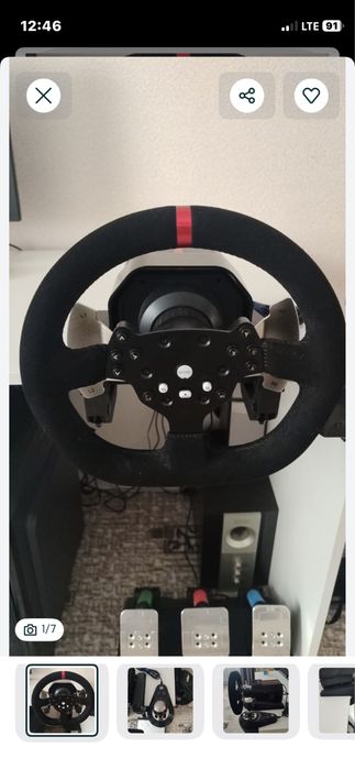 Игровой руль с переключателям