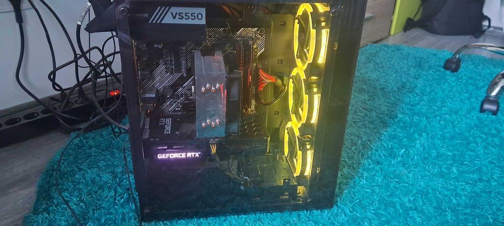 PC Gaming Ryzen 5-5500, RTX 3060 12Gb, 16Gb RAM, SSD 1,5 T, Dell 25"