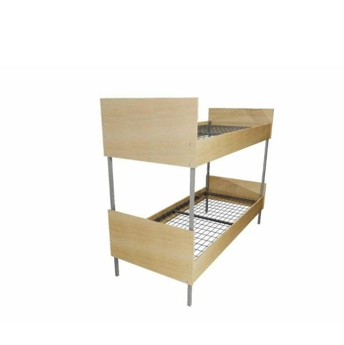 Двухъярусные металлические кровати с ЛДСП! Надежно, выгодно!