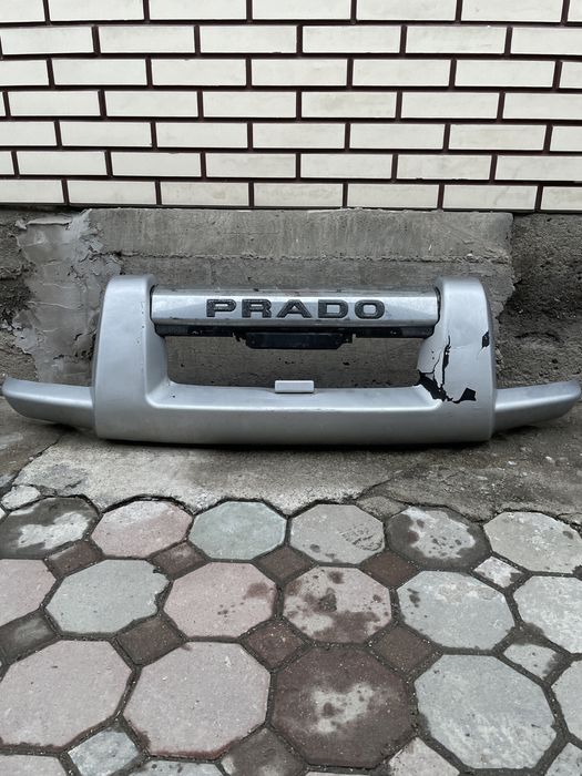 Губа бампера прадо 120