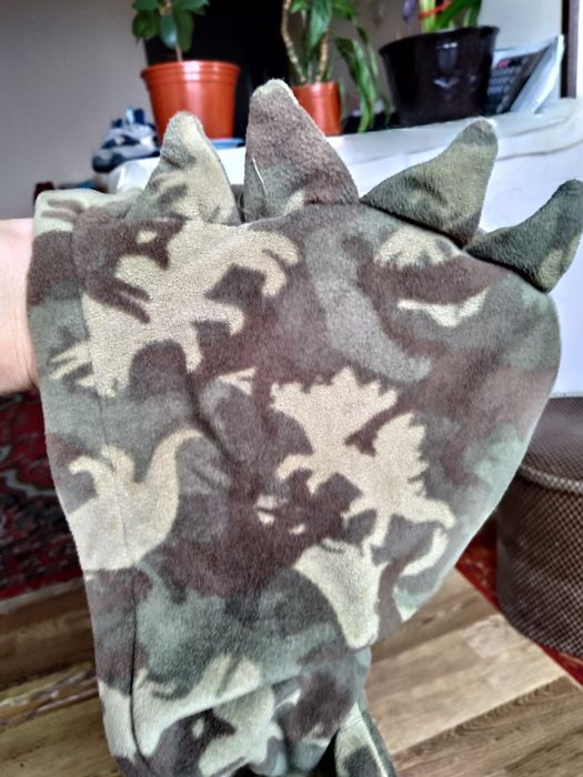 Одежда для мальчика 2 года Флисовый Комбинезон цвет хаки