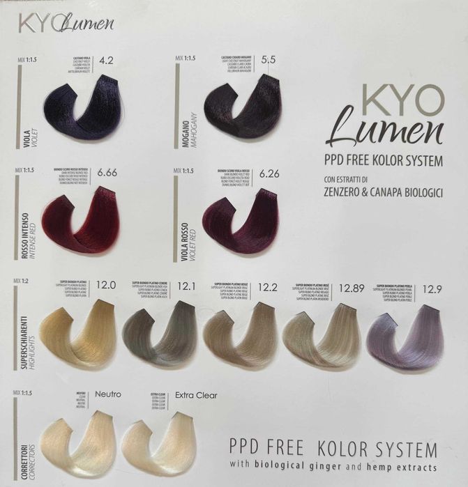 Боя за коса с конопено масло KYO LUMEN - ВЕГАН
